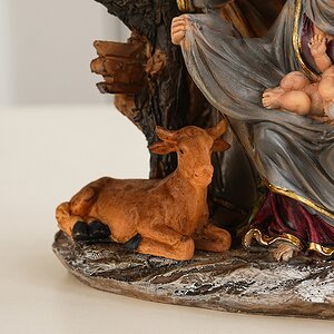 Рождественский вертеп Дева Мария убаюкивает младенца Иисуса 21 см Edelman фото 5