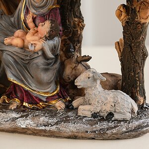 Рождественский вертеп Дева Мария убаюкивает младенца Иисуса 21 см Edelman фото 3