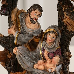 Рождественский вертеп Дева Мария убаюкивает младенца Иисуса 21 см Edelman фото 2