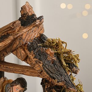 Рождественский вертеп Дева Мария убаюкивает младенца Иисуса 21 см Edelman фото 6