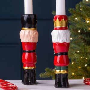 Набор декоративных подсвечников Щелкунчики 18 см, 2 шт Edelman фото 5