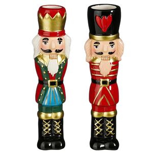 Набор декоративных подсвечников Щелкунчики 18 см, 2 шт Edelman фото 6