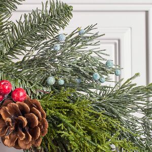 Венок Andes 40 см с шишками и фруктами, ЛИТАЯ 100% Edelman фото 4