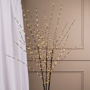 Набор светящихся веток Luminoso Bosque 100 см, 480 теплых белых LED ламп, 3 шт, таймер, IP44 Edelman фото 2