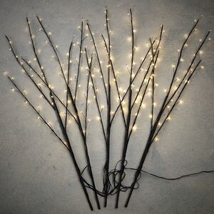 Набор светящихся веток Luminoso Bosque 90 см, 200 теплых белых LED ламп, 5 шт, таймер, IP44 Edelman фото 8