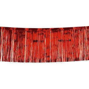 Новогодний Дождик Decoration 300*30 см красный Edelman фото 1