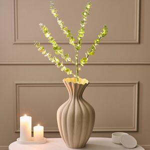Светящаяся ветка Эвкалипт Майсана 90 см, 50 теплых белых LED ламп, таймер, на батарейках, IP44 Edelman фото 5