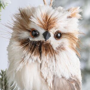 Елочная игрушка Сова Эрма 12 см Edelman фото 2