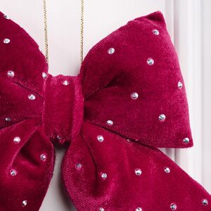 Бант для декора Bomont - Crystal Elegant 17*15 см бордовый Edelman фото 2