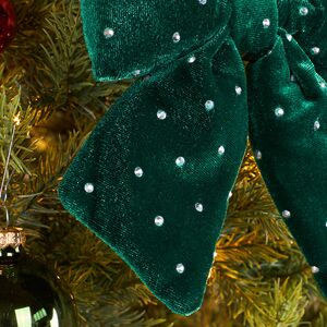 Бант на елку Bomont - Crystal Elegant 17*15 см изумрудный Edelman фото 3