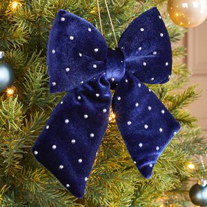 Бант для декора Bomont - Crystal Elegant 17*15 см синий Edelman фото 2