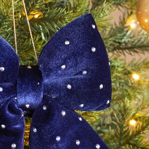 Бант для декора Bomont - Crystal Elegant 17*15 см синий Edelman фото 3