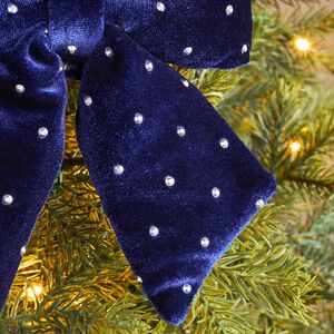 Бант для декора Bomont - Crystal Elegant 17*15 см синий Edelman фото 4