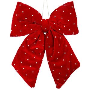 Бант на елку Bomont - Crystal Elegant 23*20 см алый Edelman фото 4