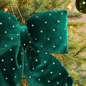 Бант для декора Bomont - Crystal Elegant 23*20 см изумрудный Edelman фото 3