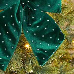 Бант для декора Bomont - Crystal Elegant 23*20 см изумрудный Edelman фото 4