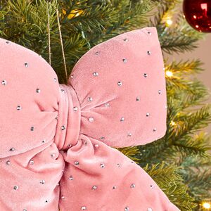 Бант на елку Bomont - Crystal Elegant 23*20 см пудровый Edelman фото 2