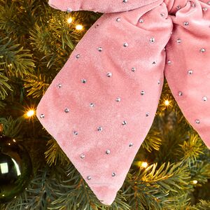 Бант на елку Bomont - Crystal Elegant 23*20 см пудровый Edelman фото 3