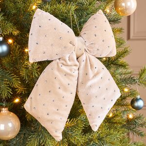 Бант на елку Bomont - Crystal Elegant 23*20 см кремовый Edelman фото 1