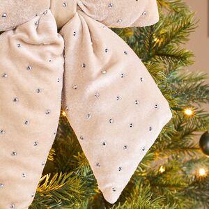 Бант на елку Bomont - Crystal Elegant 23*20 см кремовый Edelman фото 3