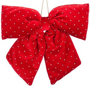 Бант на елку Bomont - Crystal Elegant 34*30 см алый Edelman фото 4