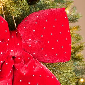 Бант на елку Bomont - Crystal Elegant 34*30 см алый Edelman фото 2