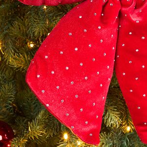 Бант на елку Bomont - Crystal Elegant 34*30 см алый Edelman фото 3