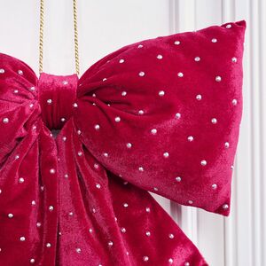 Бант для декора Bomont - Crystal Elegant 34*30 см бордовый Edelman фото 2