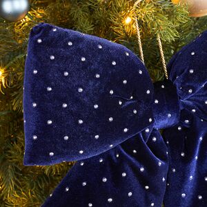 Бант для декора Bomont - Crystal Elegant 34*30 см синий Edelman фото 3