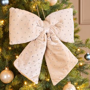 Бант на елку Bomont - Crystal Elegant 34*30 см кремовый Edelman фото 1