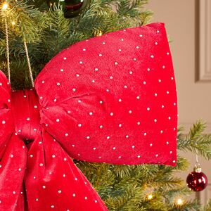 Бант на елку Bomont - Crystal Elegant 50*39 см алый Edelman фото 2