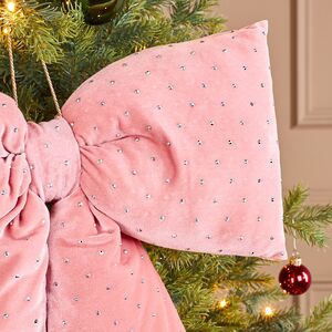 Бант на елку Bomont - Crystal Elegant 50*39 см пудровый Edelman фото 2