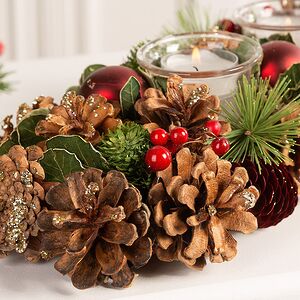 Подсвечник из шишек Belper - Winter Symphony 54 см Edelman фото 2