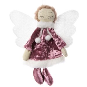 Елочная игрушка Ангел Клаудия - Хранитель сновидений 15 см, подвеска Due Esse Christmas фото 1