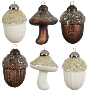 Набор винтажных елочных игрушек Лесное Царство, 24 шт, стекло Kaemingk фото 3