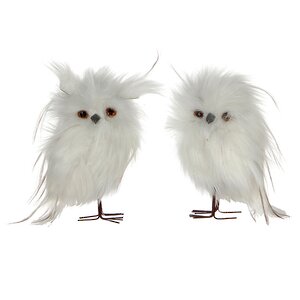 Мягкая игрушка Совенок Белоснежный 16*6*12 см Edelman (Эдельман) фото 1