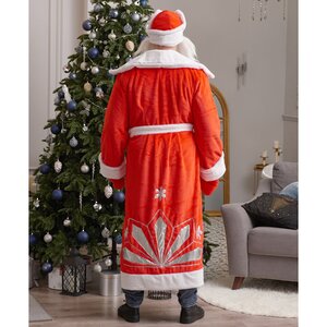 Взрослый карнавальный костюм Дед Мороз Люкс, 52-54 размер Бока С фото 3