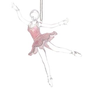 Елочная игрушка Балерина в нежно-розовом 15 см, подвеска Царь Елка фото 5