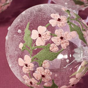 Набор стеклянных шаров Giardino delle Rose 8 см, 5 шт, уцененный Kaemingk фото 2