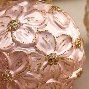 Набор стеклянных шаров Rosolina - Flower Meadow 8 см, 9 шт Christmas Deluxe фото 4