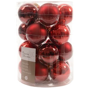 Коллекция стеклянных шаров Гранатовый Коктейль 6 см, 20 шт Kaemingk фото 3