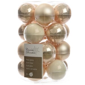 Коллекция стеклянных шаров Благородный Жемчуг 6 см, 20 шт Winter Deco фото 3