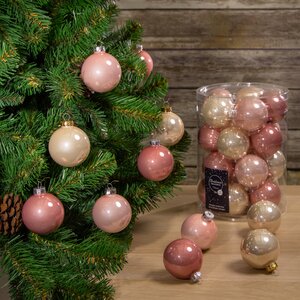 Коллекция стеклянных шаров Розовая Жемчужина 6 см, 20 шт Kaemingk фото 1