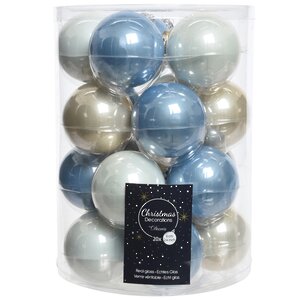 Коллекция стеклянных шаров Морозный Рассвет 6 см, 20 шт Kaemingk фото 2