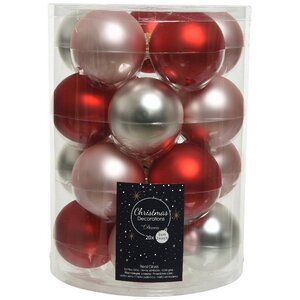 Коллекция стеклянных шаров Made with Love 6 см, 20 шт
