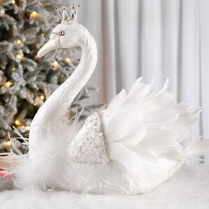 Декоративная фигура Царевна Лебедь Элизе - Warm heart 38*20 см Christmas Deluxe фото 5