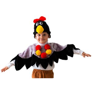 Карнавальный костюм Ворона, рост 122-134 см