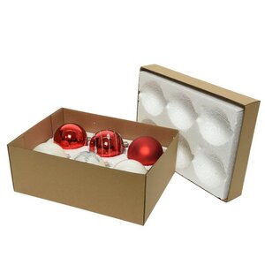 Набор стеклянных шаров Монклер: Chinese White 8 см, 6 шт Kaemingk фото 5