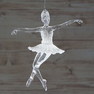 Елочная игрушка Балерина в Белом Платье 13 см, подвеска Forest Market фото 2