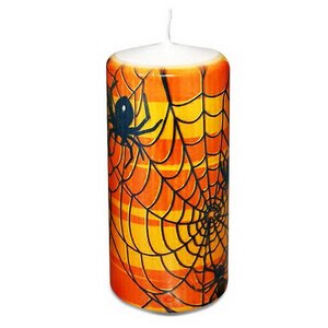 Декоративная свеча Хэллоуин - Паучья вечеринка 13 см Омский Свечной фото 1